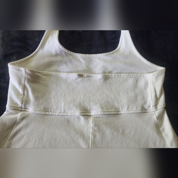 MOTHERHOOD White Maternity Halter Top, Tie Back, Size Small. Cotton & Spandex - Picture 6 of 8